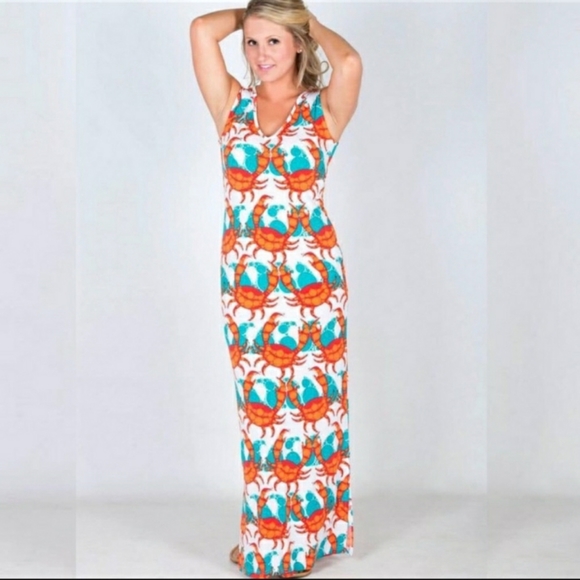 Tracy Negoshian Dresses & Skirts - Tracy Negoshian Valentina crabby v neck maxi dress
